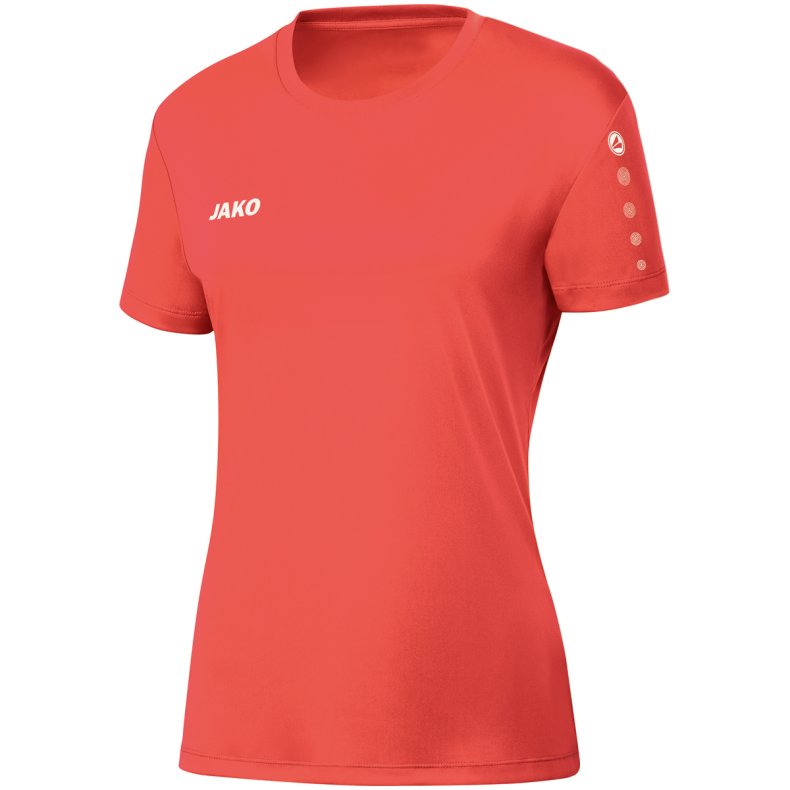 Team kortrmet sportstrje coral Dame