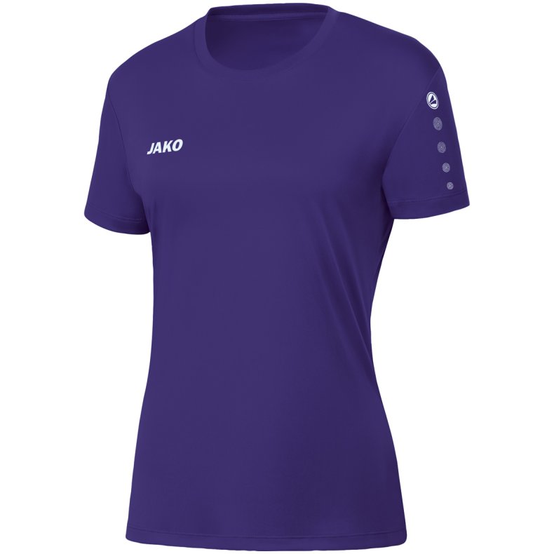 Team kortrmet sportstrje lilla Dame