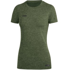 T-shirt Premium khaki melange Dame