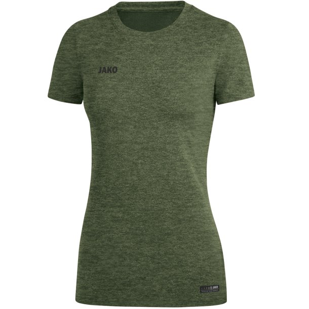 T-shirt Premium khaki melange Dame