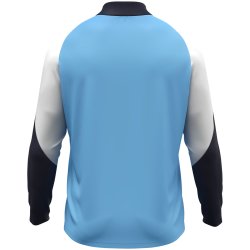 Dynamic Ziptop  elastisk, ndbar &amp; bredygtig. Lysbl/hvid/navy