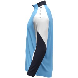 Dynamic Ziptop  elastisk, ndbar &amp; bredygtig. Lysbl/hvid/navy